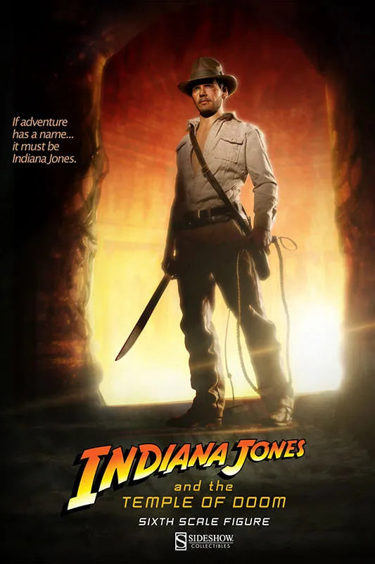 Indiana Jones and the Temple of Doom 1/6 Scale Figure - SideShow Sixth Scale: Indiana Jonesㅤ – Sideshow Collectibles – ActionFigureBrasil