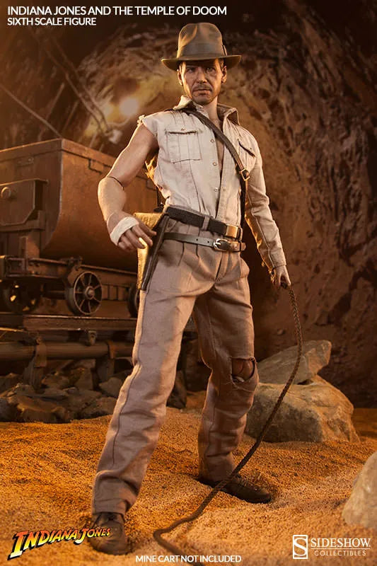 Indiana Jones and the Temple of Doom 1/6 Scale Figure - SideShow Sixth Scale: Indiana Jonesㅤ – Sideshow Collectibles – ActionFigureBrasil