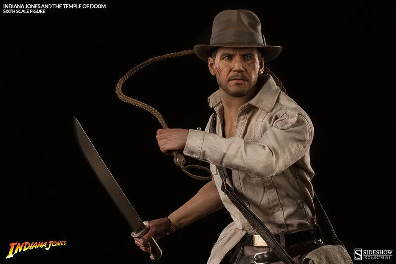 Indiana Jones and the Temple of Doom 1/6 Scale Figure - SideShow Sixth Scale: Indiana Jonesㅤ – Sideshow Collectibles – ActionFigureBrasil
