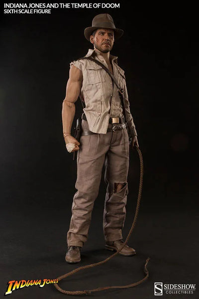 Indiana Jones and the Temple of Doom 1/6 Scale Figure - SideShow Sixth Scale: Indiana Jonesㅤ – Sideshow Collectibles – ActionFigureBrasil — iluminação de estúdio