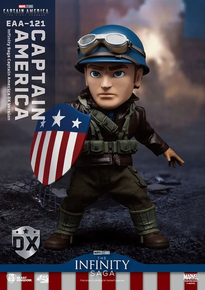 Infinity Saga Captain America Deluxe Version – Beast Kingdom – ActionFigure Brasil — detalhe do produto