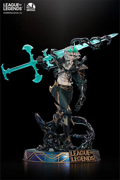 Infinity Studio x League of Legends - The Ruined King - Viego - 1/6 (Infinity Studio)ㅤ – Infinity Studio – ActionFigureBrasil — com base expositora