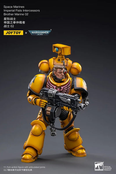 Intercessors Brother Marine 02 – Joytoy – ActionFigure Brasil — com base expositora