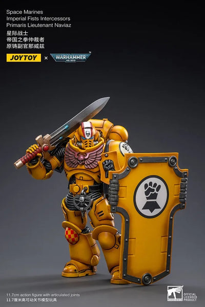 Intercessors Primaris Lieutenant Naviaz – Joytoy – ActionFigure Brasil — com base expositora