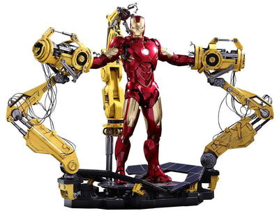 Iron Man 2 1/6 scale figure Iron Man Mark 4 with powered suit attachment machine Hot Toysㅤ – Hot Toys – ActionFigureBrasil