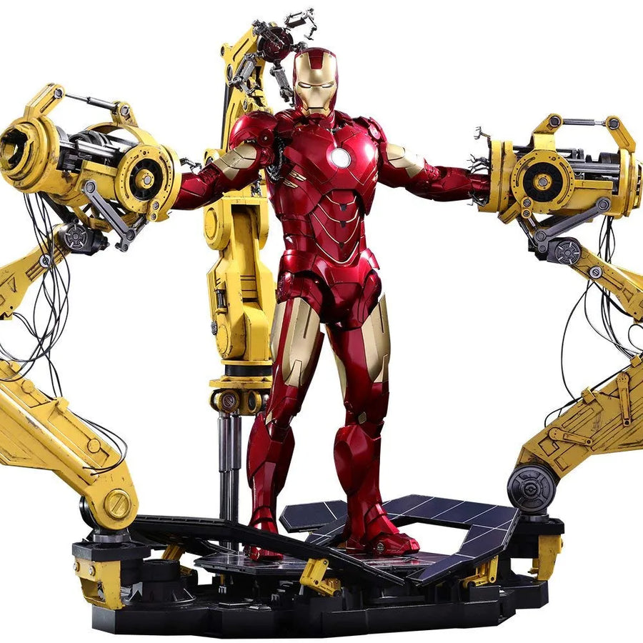Iron Man 2 1/6 scale figure Iron Man Mark 4 with powered suit attachment machine Hot Toysㅤ – Hot Toys – ActionFigureBrasil