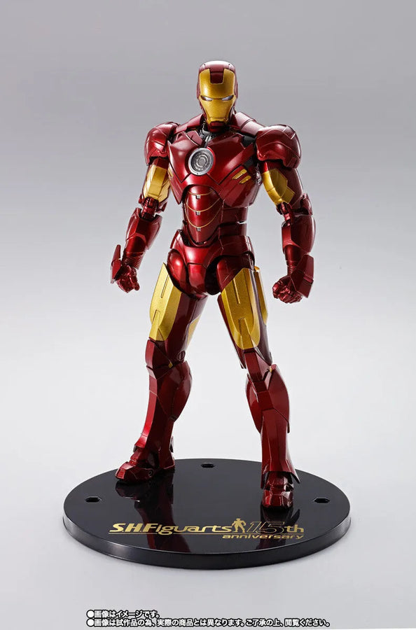 Iron Man 2 - Iron Man Mark IV - Tony Stark - S.H.Figuarts - S.H.Figuarts 15th Anniversary Ver. (Bandai Spirits) [Shop Exclusive]ㅤ – Bandai Spirits – ActionFigureBrasil