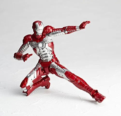 Iron Man 2 - Iron Man Mark V - Legacy of Revoltech LR-024 - Revoltech No.041 - Revoltech SFX (Kaiyodo)ㅤ – Kaiyodo – ActionFigureBrasil