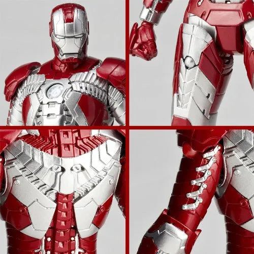 Iron Man 2 - Iron Man Mark V - Revoltech - Revoltech SFX 041 - Legacy of Revoltech - 41 (Kaiyodo)ㅤ – Kaiyodo – ActionFigureBrasil