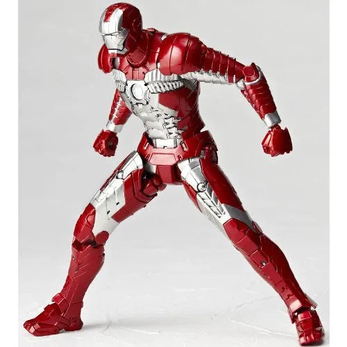Iron Man 2 - Iron Man Mark V - Revoltech - Revoltech SFX 041 - Legacy of Revoltech - 41 (Kaiyodo)ㅤ – Kaiyodo – ActionFigureBrasil