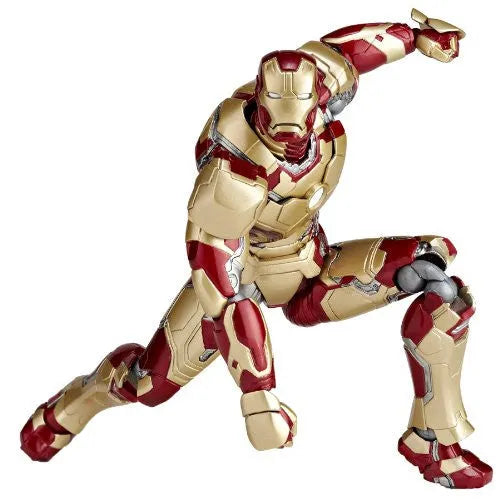 Iron Man 3 - Iron Man Mark XLII - Revoltech - Revoltech SFX #049 (Kaiyodo)ㅤ – Kaiyodo – ActionFigureBrasil