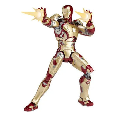 Iron Man 3 - Iron Man Mark XLII - Revoltech - Revoltech SFX #049 (Kaiyodo)ㅤ – Kaiyodo – ActionFigureBrasil — close
