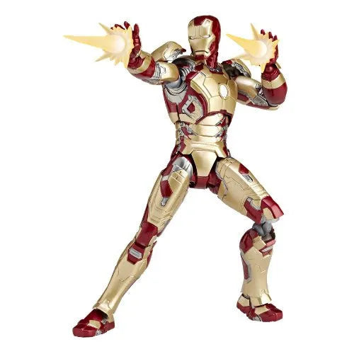 Iron Man 3 - Iron Man Mark XLII - Revoltech - Revoltech SFX #049 - Legacy of Revoltech LR-043 (Kaiyodo)ㅤ – Kaiyodo – ActionFigureBrasil