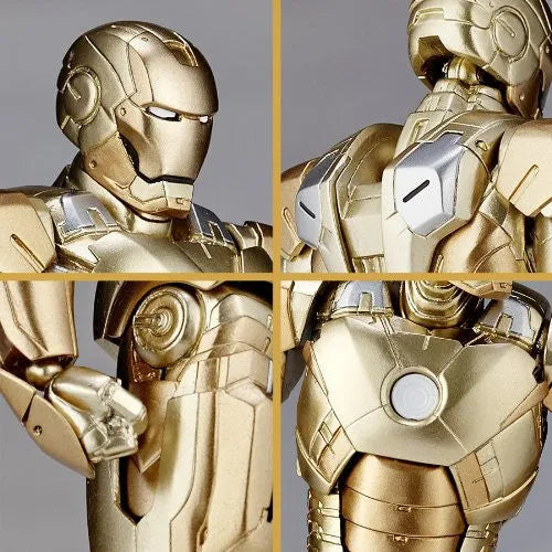 Iron Man 3 - Iron Man Mark XXI - Revoltech - Revoltech SFX #52 (Kaiyodo)ㅤ – Kaiyodo – ActionFigureBrasil
