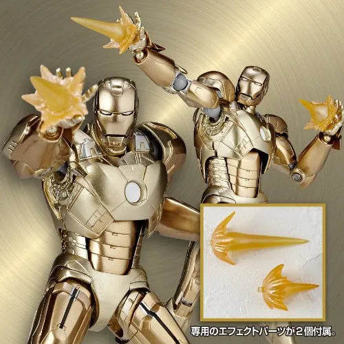 Iron Man 3 - Iron Man Mark XXI - Revoltech - Revoltech SFX #52 (Kaiyodo)ㅤ – Kaiyodo – ActionFigureBrasil