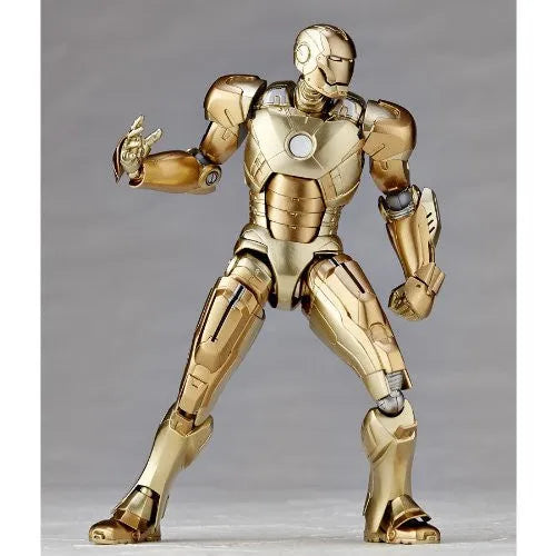 Iron Man 3 - Iron Man Mark XXI - Revoltech - Revoltech SFX #52 (Kaiyodo)ㅤ – Kaiyodo – ActionFigureBrasil
