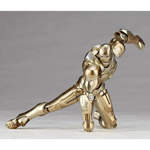 Iron Man 3 - Iron Man Mark XXI - Revoltech - Revoltech SFX #52 (Kaiyodo)ㅤ – Kaiyodo – ActionFigureBrasil