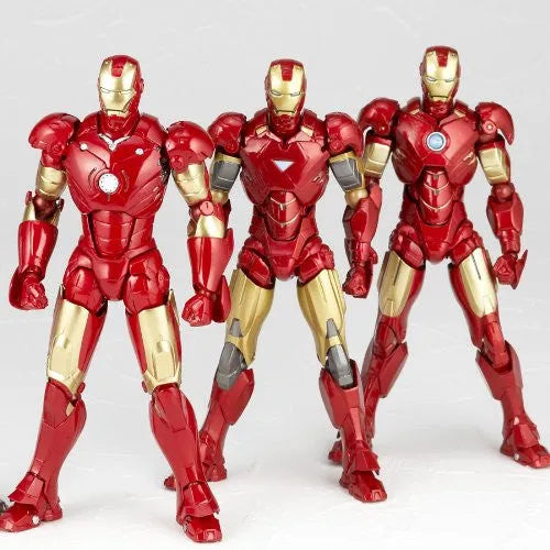 Iron Man - Iron Man Mark III - Revoltech - Revoltech SFX - 36 (Kaiyodo)ㅤ – Kaiyodo – ActionFigureBrasil
