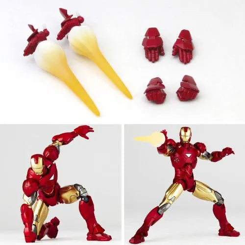Iron Man - Iron Man Mark VI - Revoltech - Revoltech SFX - 024 (Kaiyodo)ㅤ – Kaiyodo – ActionFigureBrasil