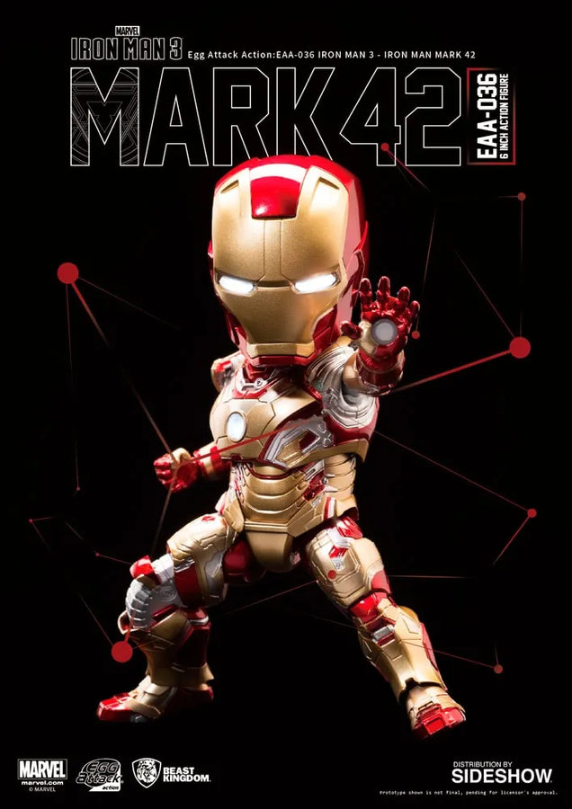Iron Man Mark 42 – Beast Kingdom – ActionFigure Brasil