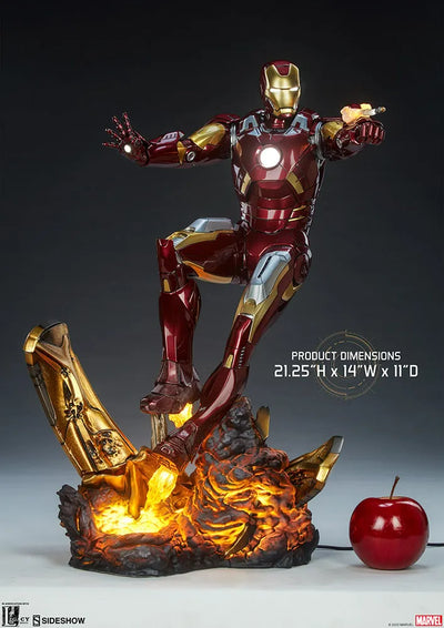 Iron Man Mark VII - LIMITED EDITION: 3000 – Sideshow Collectibles – ActionFigure Brasil — embalagem