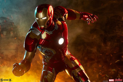 Iron Man Mark XLIII - LIMITED EDITION: 1500 – Sideshow Collectibles – ActionFigure Brasil — embalagem