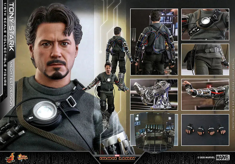 Iron Man - Tony Stark 1/6 - Mecha Test 2.0 ver. (Hot Toys)ㅤ – Hot Toys – ActionFigureBrasil