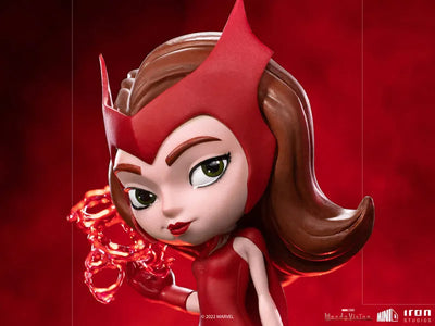 Iron Studios Mini Statue "Minico" Wanda (Halloween Version) [TV / WandaVision]ㅤ – Iron Studios – ActionFigureBrasil — com base expositora