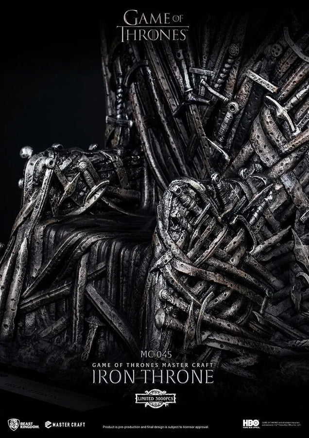 Iron Throne - LIMITED EDITION: 3000 – Beast Kingdom – ActionFigure Brasil