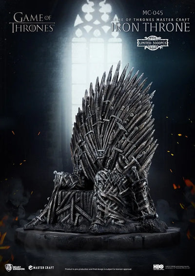Iron Throne - LIMITED EDITION: 3000 – Beast Kingdom – ActionFigure Brasil — com base expositora