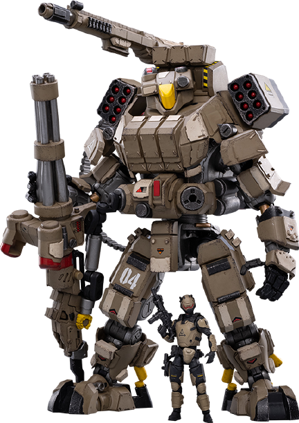 Iron Wrecker 04 Heavy Firepower Mecha – Joytoy – ActionFigure Brasil