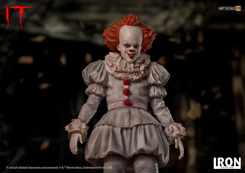 IT / Pennywise 1/10 Art Scale Statue(Provisional Pre-order)ㅤ – Iron Studios – ActionFigureBrasil