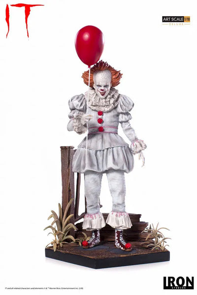 IT / Pennywise 1/10 DX Art Scale Statue(Provisional Pre-order)ㅤ – Iron Studios – ActionFigureBrasil