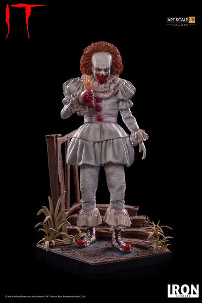 IT / Pennywise 1/10 DX Art Scale Statue(Provisional Pre-order)ㅤ – Iron Studios – ActionFigureBrasil — embalagem
