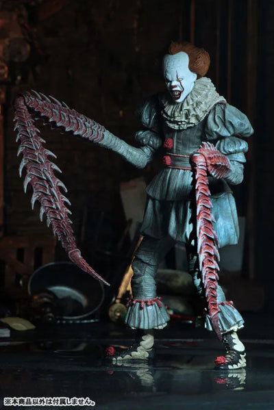 IT / Pennywise Ultimate 7 Inch Action Figure Dancing Clown ver(Provisional Pre-order)ㅤ – NECA – ActionFigureBrasil — com base expositora