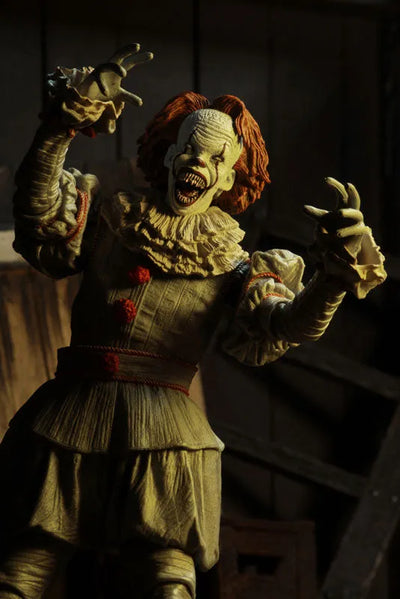 IT / Pennywise Ultimate 7 Inch Action Figure Well House verㅤ – NECA – ActionFigureBrasil — embalagem