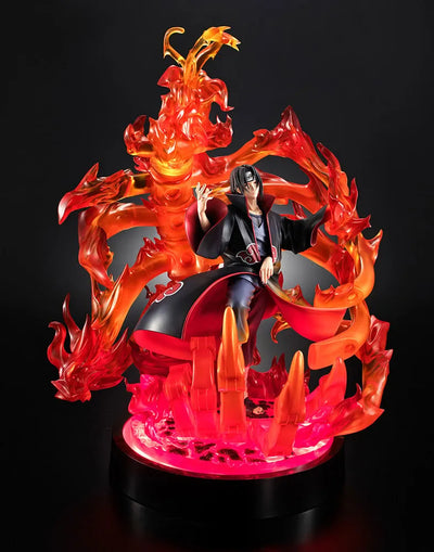 Itachi Uchiha (Susanoo Version) With LED Base (Deluxe Version) – MegaHouse – ActionFigure Brasil — close