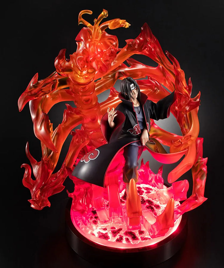 Itachi Uchiha (Susanoo Version) With LED Base (Deluxe Version) – MegaHouse – ActionFigure Brasil
