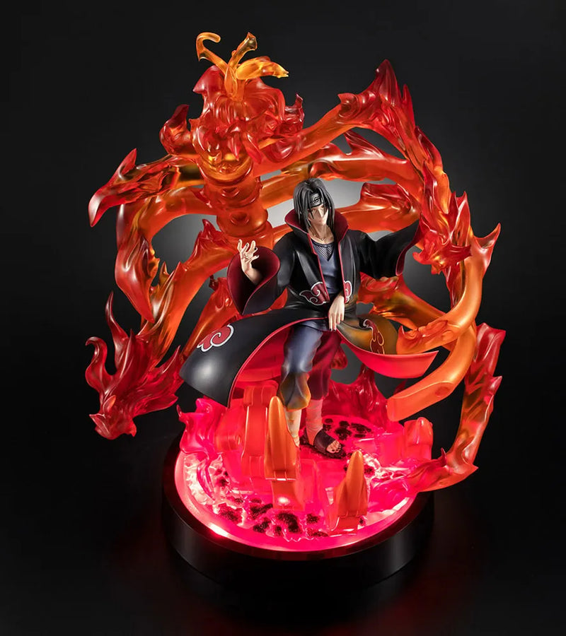 Itachi Uchiha (Susanoo Version) With LED Base (Deluxe Version) – MegaHouse – ActionFigure Brasil