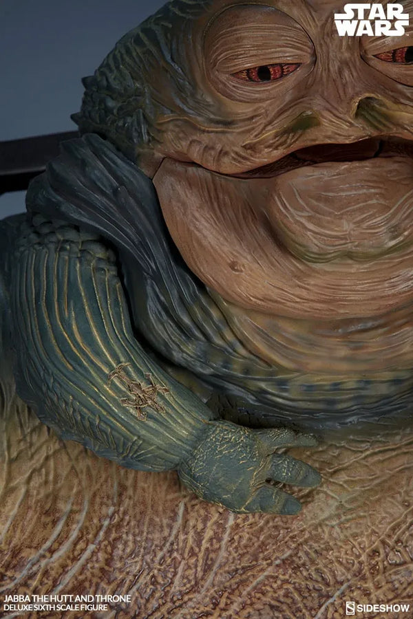 Jabba the Hutt and Throne Deluxe – Sideshow Collectibles – ActionFigure Brasil