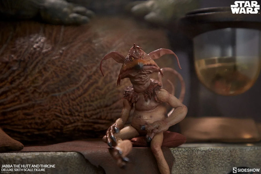 Jabba the Hutt and Throne Deluxe – Sideshow Collectibles – ActionFigure Brasil