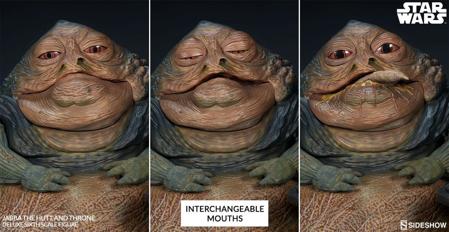 Jabba the Hutt and Throne Deluxe – Sideshow Collectibles – ActionFigure Brasil