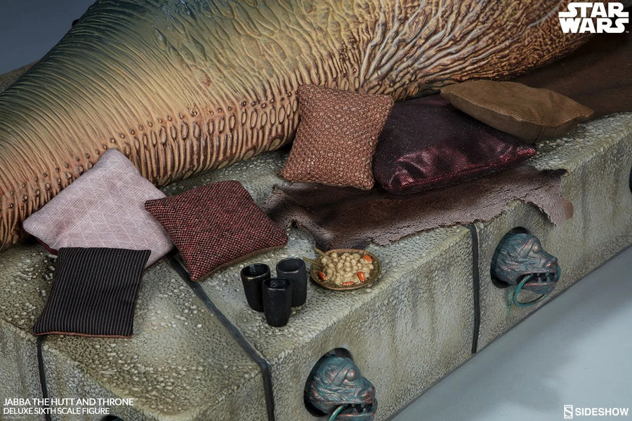 Jabba the Hutt and Throne Deluxe – Sideshow Collectibles – ActionFigure Brasil