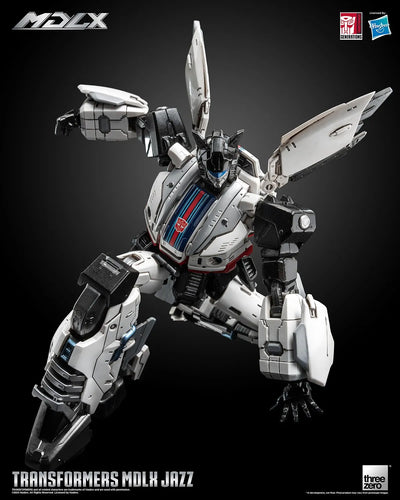 Jazz MDLX – Threezero – ActionFigure Brasil — com base expositora