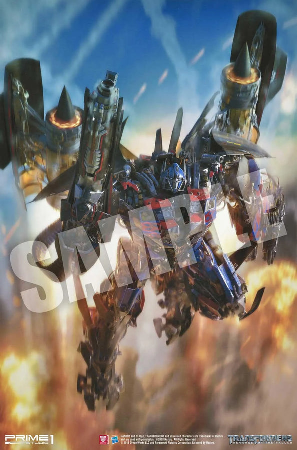 Jetpower Optimus Prime (Art Print Edition) Transformers: Revenge of the Fallen (Film) – Prime1Studio – ActionFigure Brasil