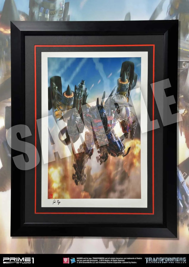 Jetpower Optimus Prime (Art Print Edition) Transformers: Revenge of the Fallen (Film) – Prime1Studio – ActionFigure Brasil