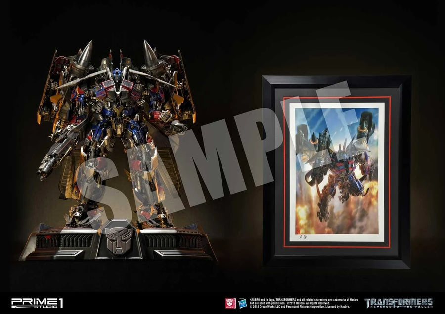 Jetpower Optimus Prime (Art Print Edition) Transformers: Revenge of the Fallen (Film) – Prime1Studio – ActionFigure Brasil
