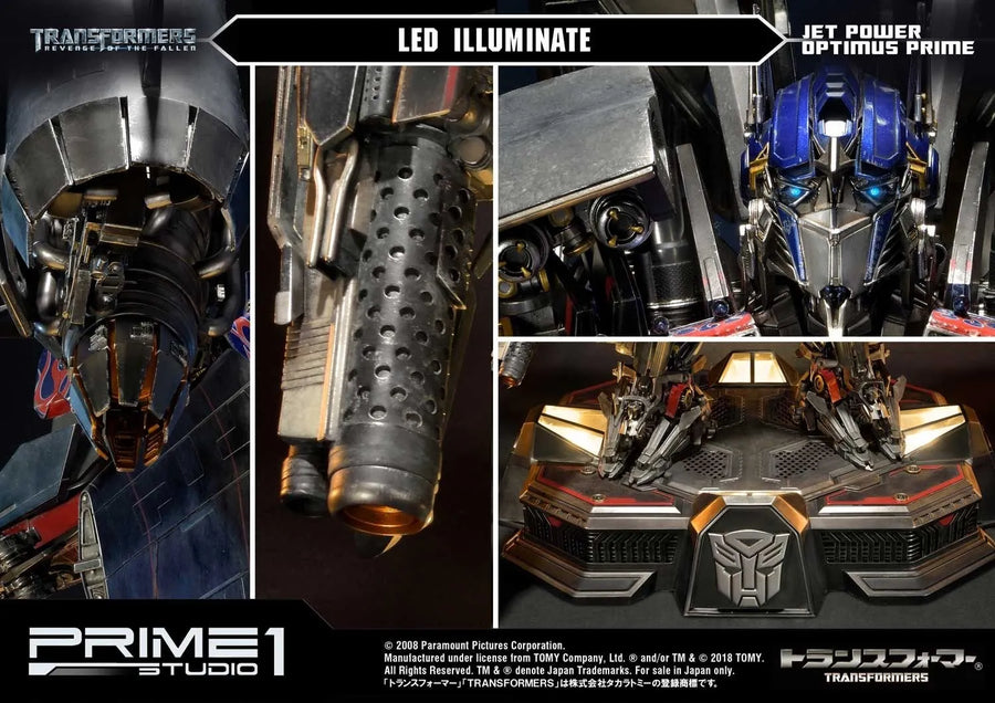 Jetpower Optimus Prime (Exclusive Version) Transformers: Revenge of the Fallen (Film) – Prime1Studio – ActionFigure Brasil