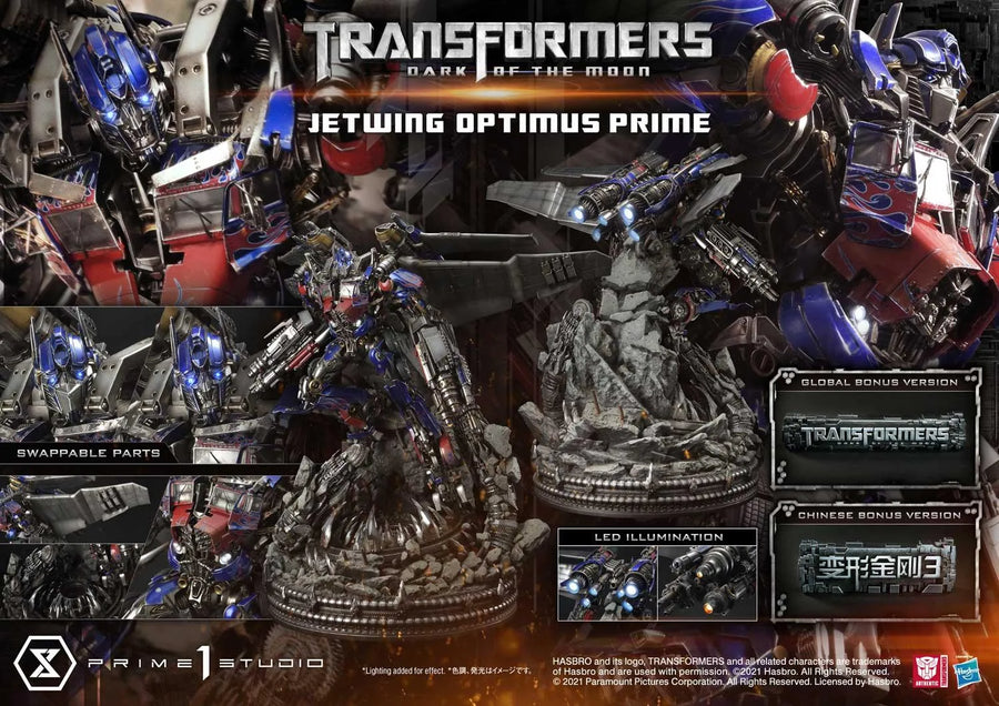 Jetwing Optimus Prime (Bonus Version) Transformers: Dark of the Moon (Film) – Prime1Studio – ActionFigure Brasil