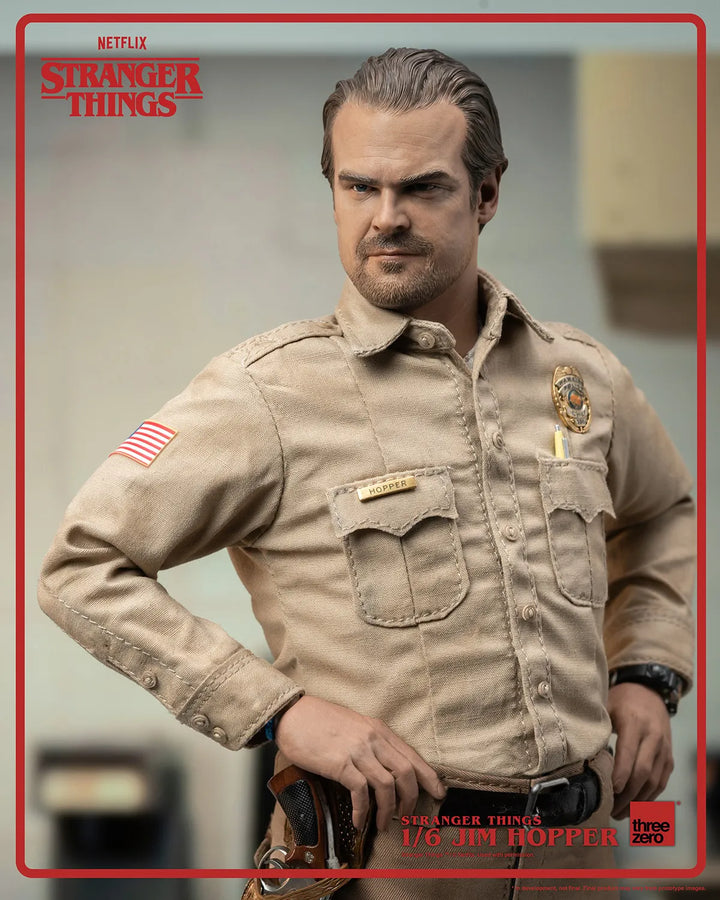 Jim Hopper (Season 1) – Threezero – ActionFigure Brasil